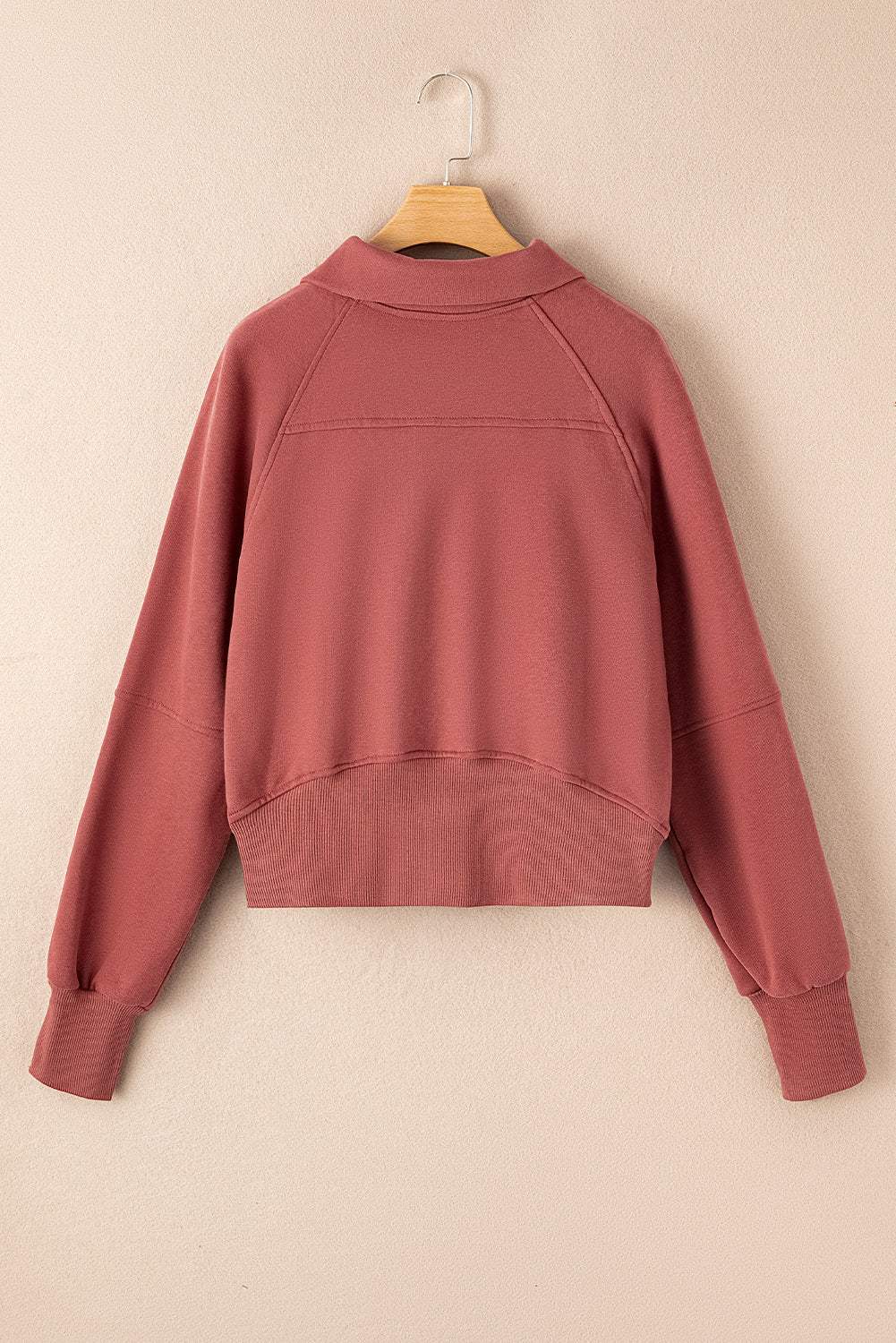 Fleece Lined Zip-Up Sweatshirt