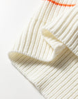 Stripe V-Neck Drop Shoulder Sweater