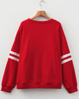 Sophia Varsity Striped Detail Sweatshirt