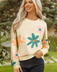 Floral Mineral Wash French Terry Sweatshirt