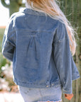 Ella Wind Washed Oversize Jacket