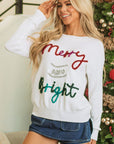Aria Bright Graphic Christmas Sweater