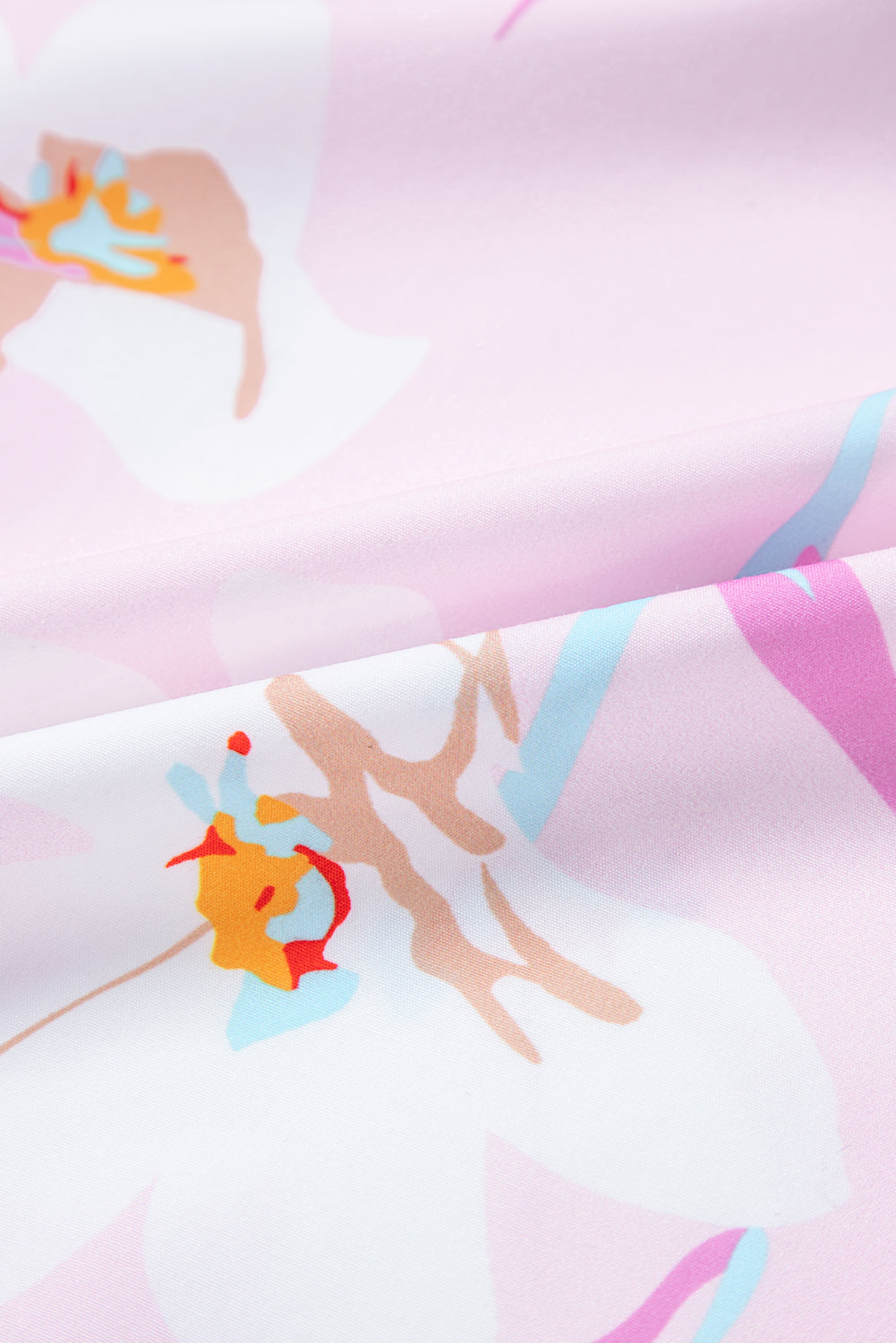 Floral Knotted Shoulder Smocked Maxi Dress