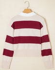 Olivia Knitted Polo Collar Sweater