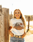 Desert Cactus Scene Graphic Tee