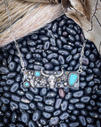 Desert Steer Stone Bar Fashion  Necklace