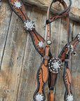 Leaf Scalloped Clear One Ear & Breastcollar 