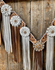 Whipstitch Breastcollar - Golden & Daisy 