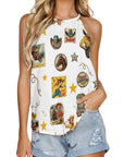 Vintage Cowgirl Collage Western Tank Top