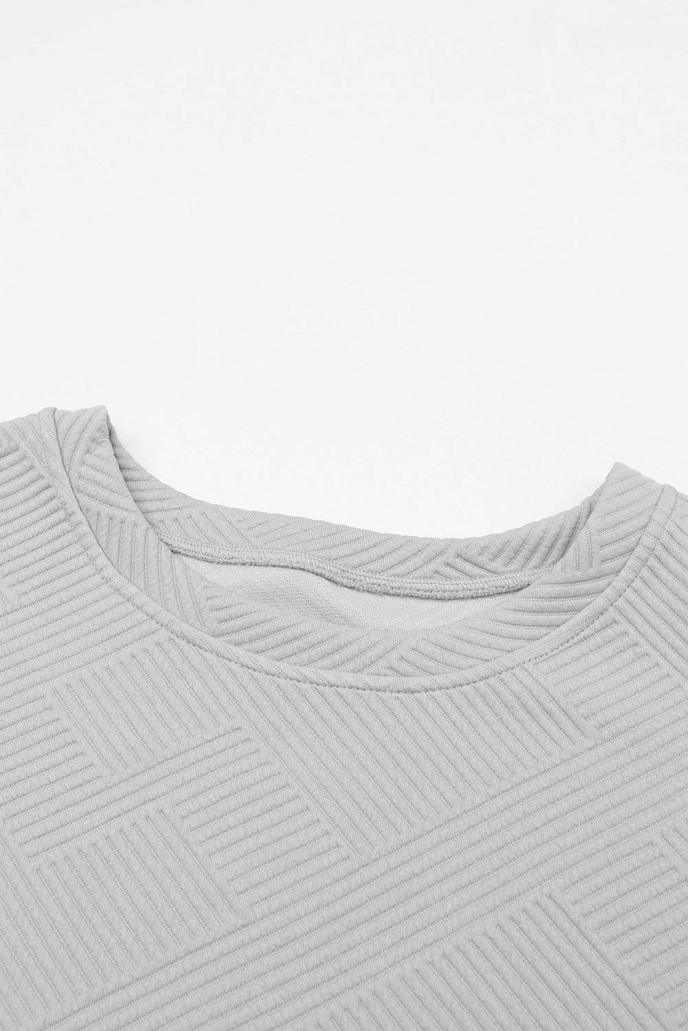 Textured Top and Pants Set