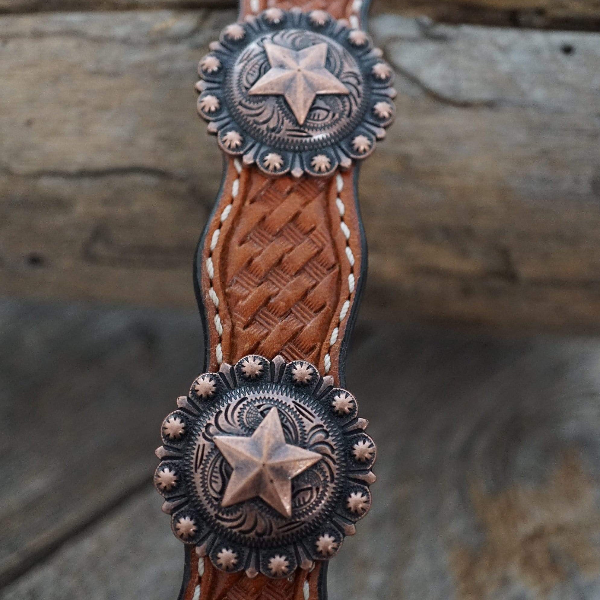 DC4 -Light Oil Leather Dog Collar W175L 12&quot;to 22&quot;