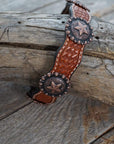 DC4 -Light Oil Leather Dog Collar W175L 12"to 22"