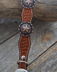 DC4 -Light Oil Leather Dog Collar W175L 12"to 22"