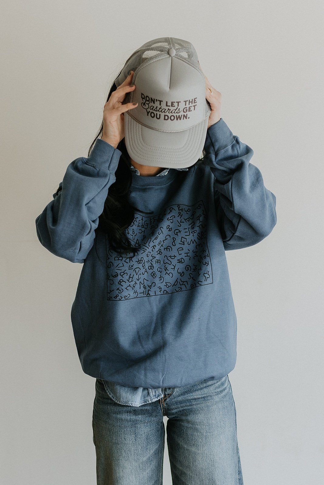 Don&#39;t Let Bastards Get You Down Trucker Hat