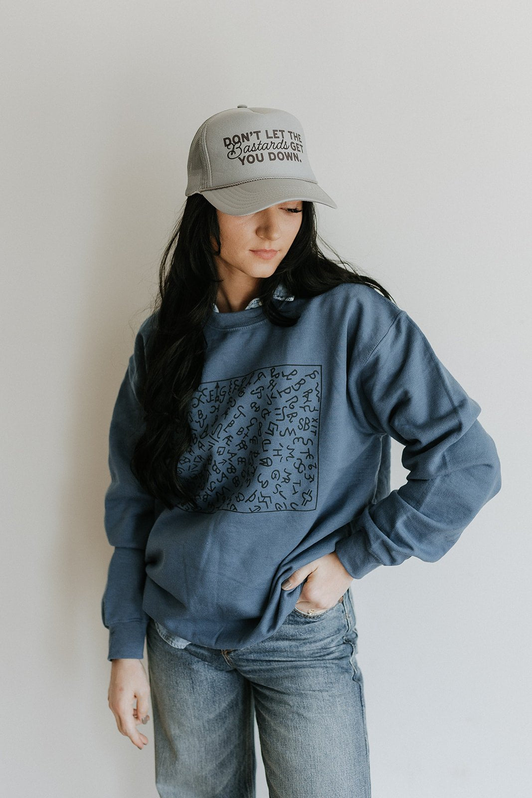 Don&#39;t Let Bastards Get You Down Trucker Hat