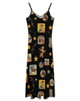 Vintage Cowgirl Collage Western Sun Dress