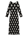 Turquoise Silver Concho Long Sleeve Jumpsuit