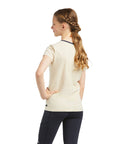 Girls Ariat Fabulous Tee- Oatmeal Heather