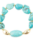 Durango Chunky Turquoise Stretch Bracelet