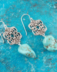 Durango Lace Turquoise Drop Earring