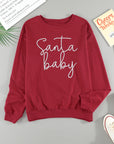 Isabella Santa Baby Print Pullover
