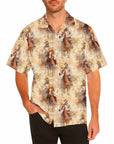 Grunge Cowboy Men's Western Camp Shirt