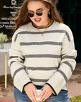 Amelia Sleeve Drop Shoulder PLUS Sweater