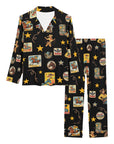 Vintage Cowgirl Collage Western Pajama Set