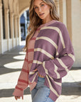 Araya Stripe Oversized Sweater