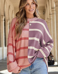 Araya Stripe Oversized Sweater