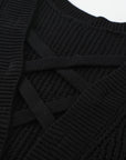 Amelia Back Hollow Out Sweater