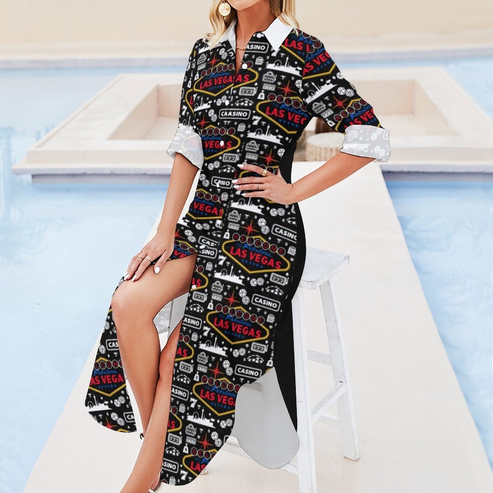 Rodeo Vegas Women&#39;s Western Duster Dress