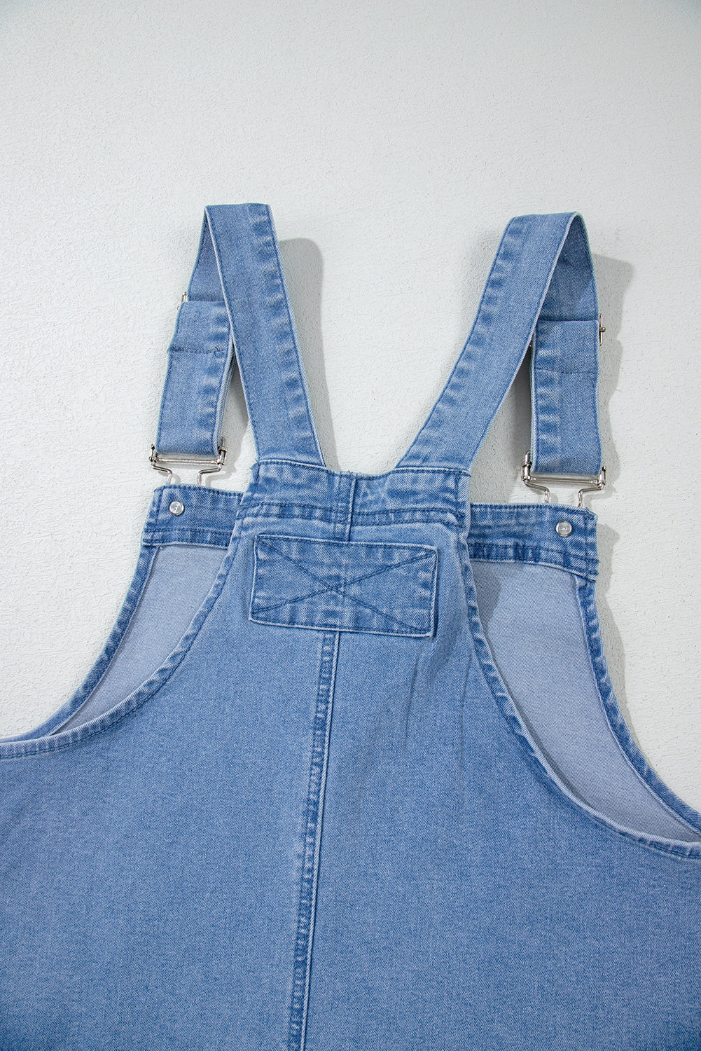 Ryleigh Pocketed Adjustable Straps Denim Overall Dress