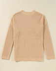 Avery Side Slits Loose Sweater