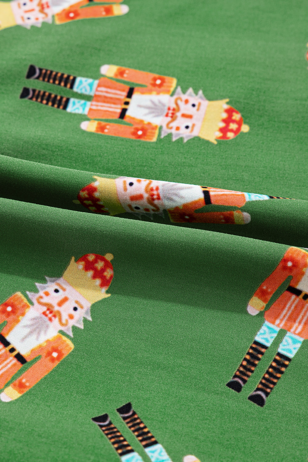 Christmas Bow Top and Ruffle Shorts Pajama Set