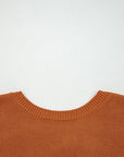 Abigail Trim Drop Shoulder Sweater