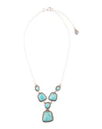Earth and Sky Blue Turquoise Sterling Silver Necklace