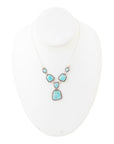 Earth and Sky Blue Turquoise Sterling Silver Necklace