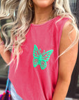 Sun Sleeveless Graphic Tank Top