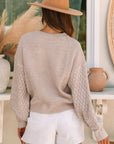 Scarlett Sleeve Drop Shoulder Sweater