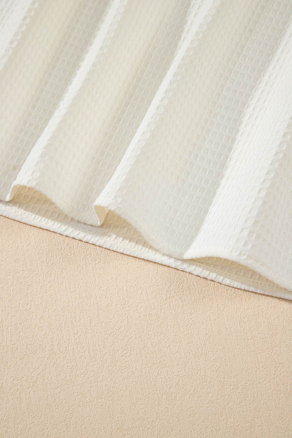 Ava Trim Waffle Knit Blouse