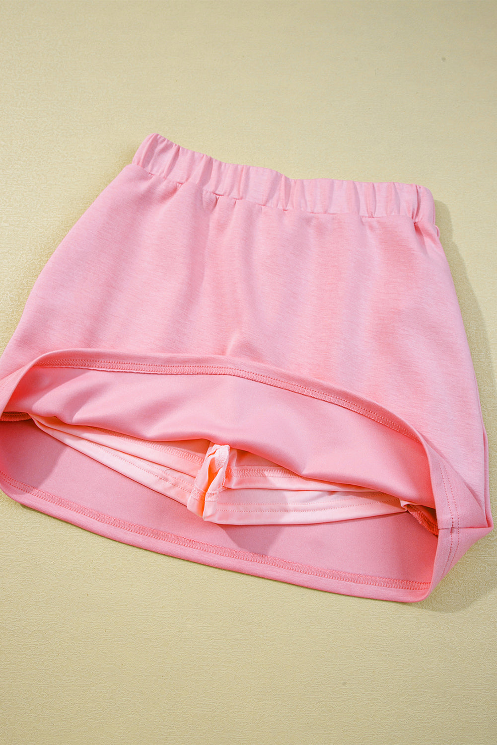 Solid Half Zip Pullover and Mini Skort Set