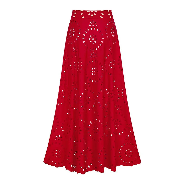 Mexican Resort Swimsuit and Skirt Set