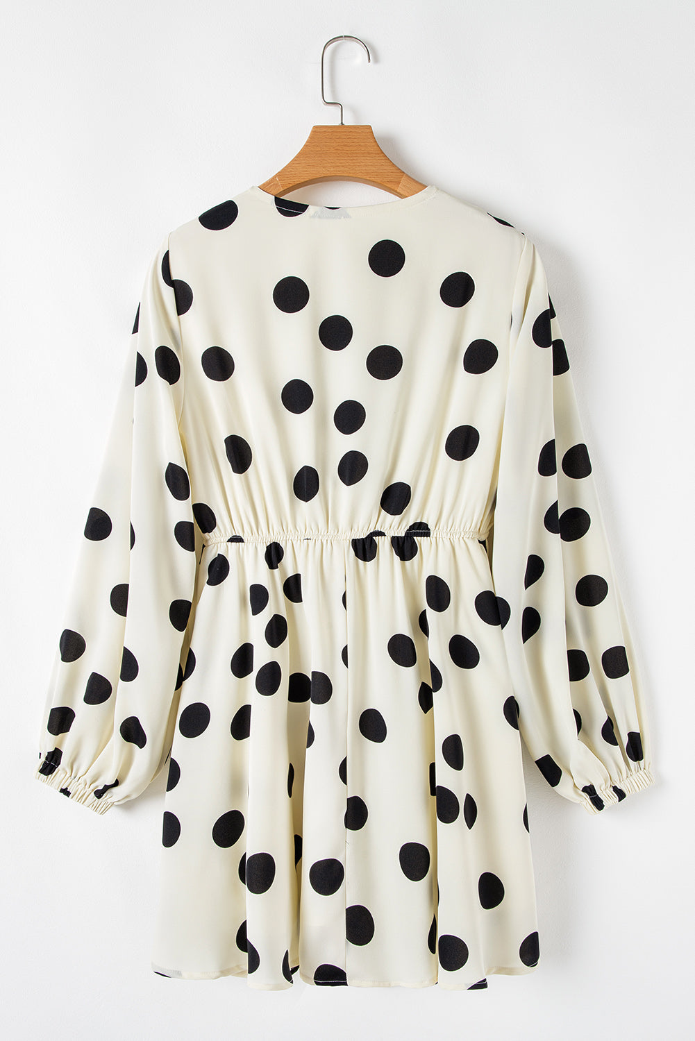 Kataleya Polka Dot Puff Sleeve Mini Dress