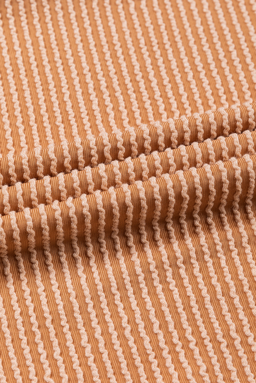 Colorblock Ribbed Long Sleeve Top