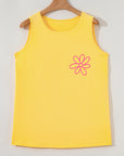 Sun Sleeveless Graphic Tank Top