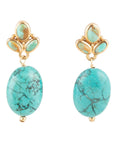 Eternal Turquoise Drop Earrings