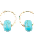 Everyday Turquoise Endless Hoop Earrings
