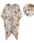 Rodeo Cowboy Western Duster Kimono Coverup