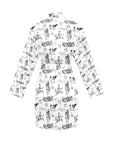 Ranch Life Women's Belted Satin Feel Dressing Lounge Robe